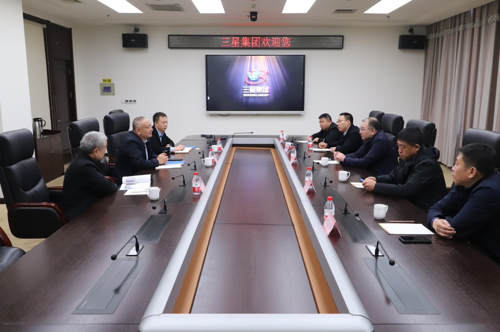 吉林白城财产园区率领来山东三星团体互换漫谈