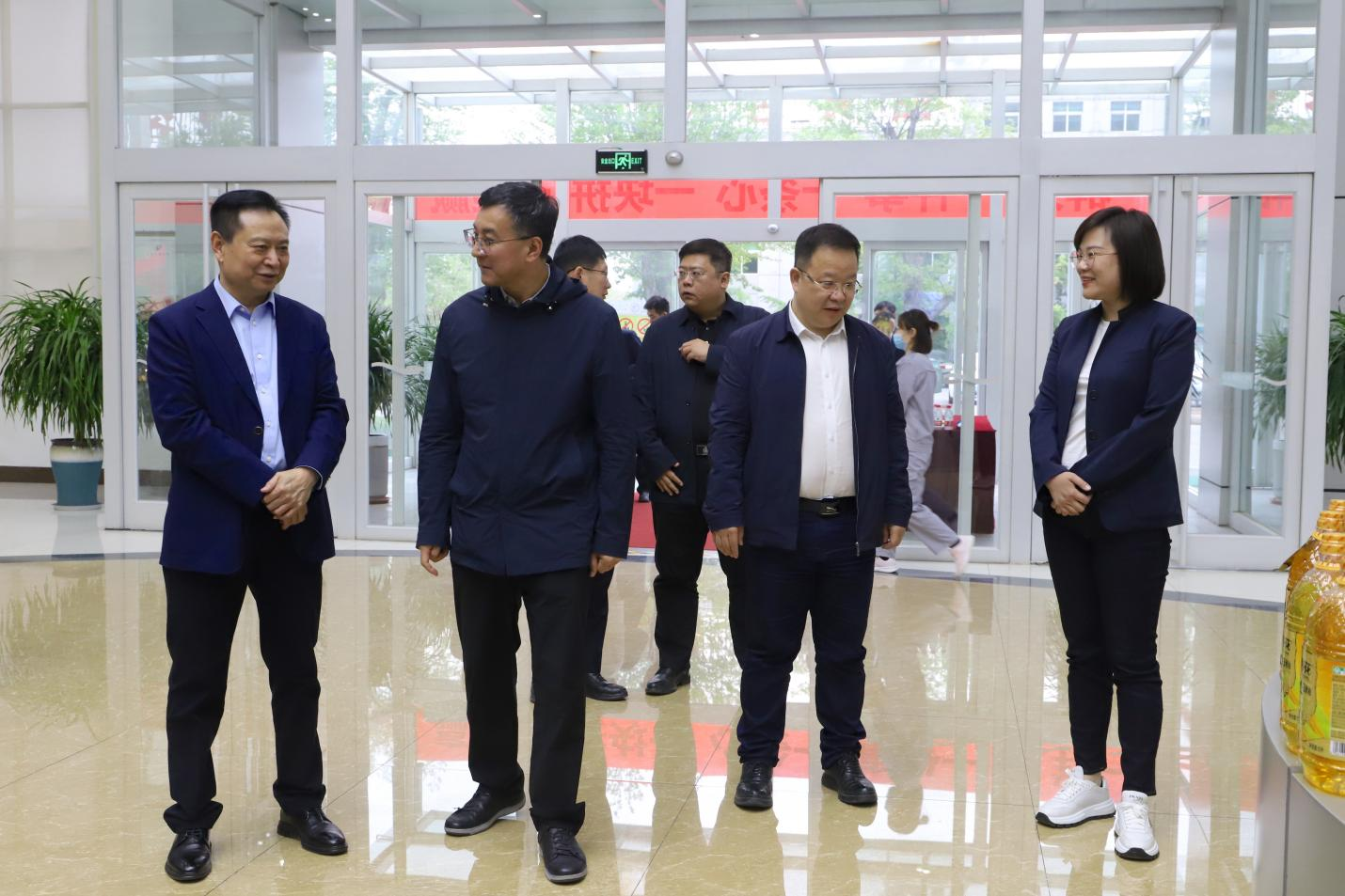 吉林省延边自治州考查团来山东三星团体观赏考查