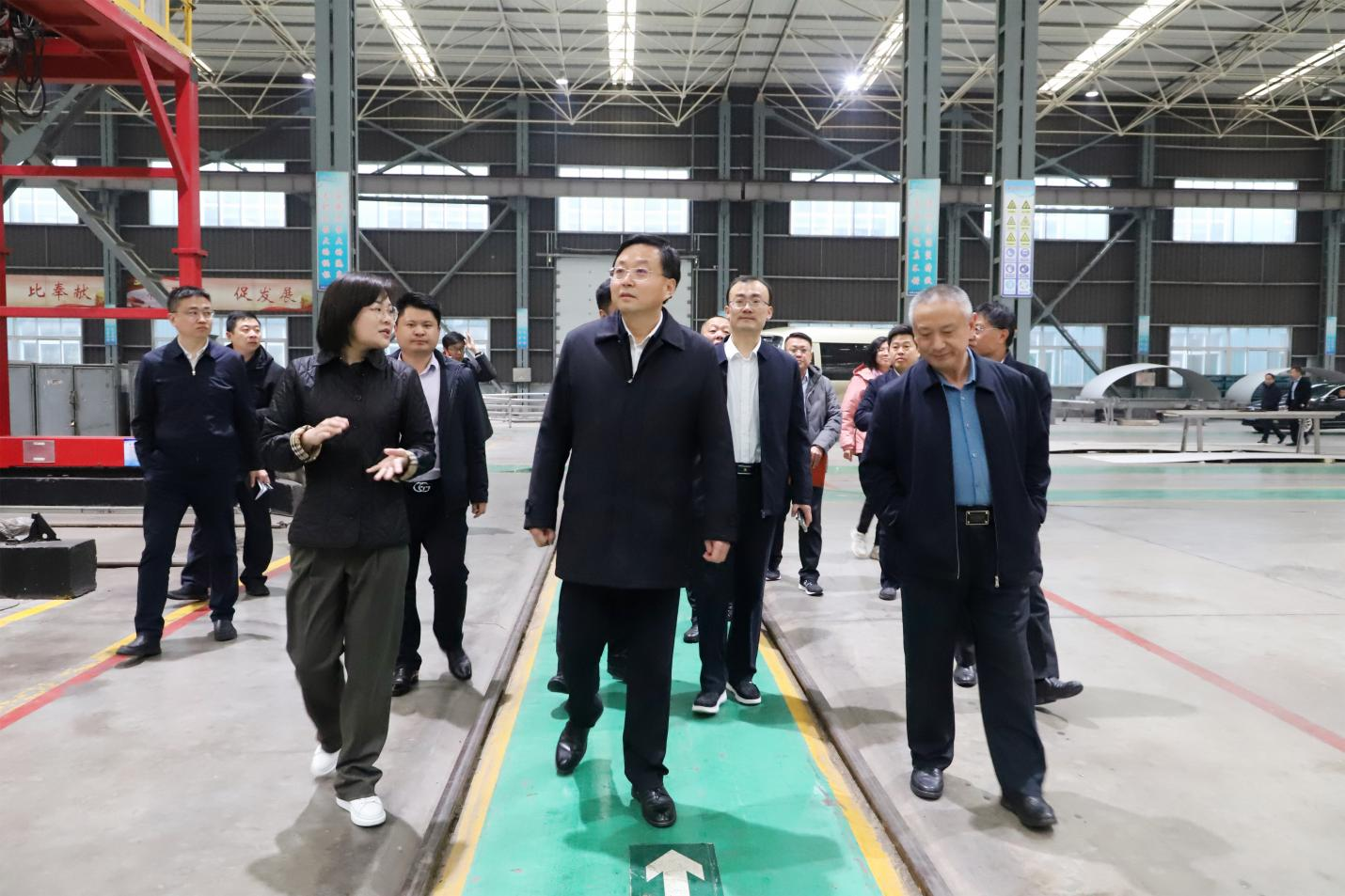 邹平市委副布告、市长张谦来山东三星团体调研